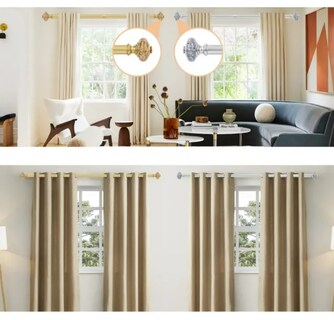 Foto 3 | Foto 3 | Barra Para Cortina Retráctil Decorativa Modelo Plateado