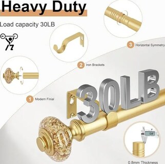 Foto 4 | Foto 4 | Barra Para Cortina Retráctil Decorativa Modelo Plateado