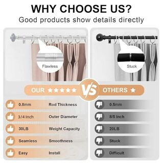 Foto 4 | Foto 4 | Barra Para Cortina Retráctil Decorativa Modelo Dorado