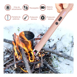 Foto 2 | Foto 2 | Encendedores Eléctricos Usb Recargables 2pcs Eo Safe Import Esi-24585 Rosa