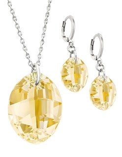 Foto 6 | Foto 6 | Collar de Mujer Cristal Austriaco Pure Leaf y Aretes de Regalo