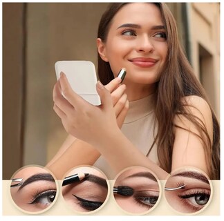 Foto 3 | Foto 3 | Espejos De Bolsillo Para Maquillaje Portátil 10piezas Eo Safe Imports Esi-24693 Blanco