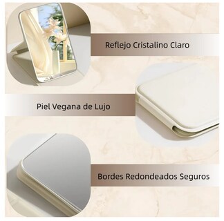 Foto 5 | Foto 5 | Espejos De Bolsillo Para Maquillaje Portátil 10piezas Eo Safe Imports Esi-24693 Blanco