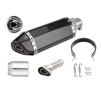 Silenciador de Escape para Motocicleta Eo Safe Imports color Negro