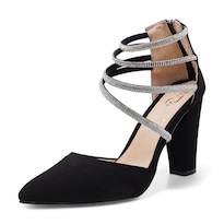 Zapatillas Golden Shoes 1010 Negro Elegantes Fiesta De Mujer