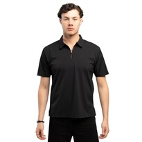Playera Atlo Negro Polo Casual Alp08bk Para Hombre