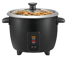 Arrocera Eléctrica Automática 6 Tazas Modelo Negro