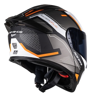 Foto 2 | Foto 2 | Casco Kov Thunder Revenge Naranja /gris