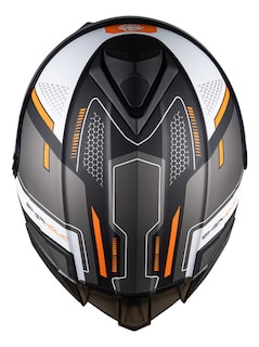 Foto 3 | Foto 3 | Casco Kov Thunder Revenge Naranja /gris