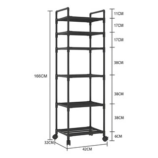 Foto 2 | Foto 2 | Estante Organizador Metálico De 6 Niveles Para Cocina Y Baño Eo Safe Imports Esi-24657 Negro