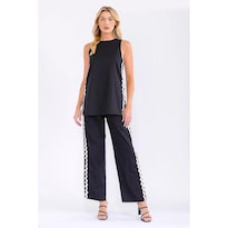 Conjunto Roman Fashion De Lino Para Mujer