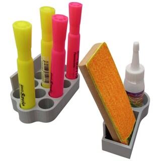 Foto 6 | Foto 6 | Soporte De Plumones Y Borrador 3d Art Mxzmg-001 1 Pieza Gris