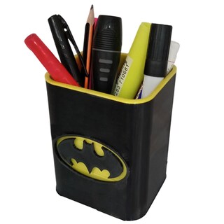Foto 5 | Foto 5 | Porta Bolígrafos Para Escritorio Dc 3d Art Mxgpb-002 2 Piezas Negro