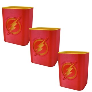 Foto 1 | Foto 1 | Porta Bolígrafos Para Oficina 3d Art Mxgpf-003 3 Piezas Rojo