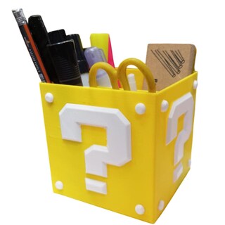 Foto 5 | Foto 5 | Porta Lápices Para Escritorio 3d Art Mxobh-003 3 Piezas Blanco