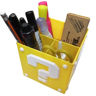 Foto 6 | Foto 6 | Porta Lápices Para Escritorio 3d Art Mxobh-003 3 Piezas Blanco