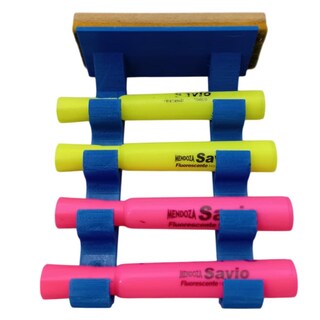 Foto 4 | Foto 4 | Soporte Para Marcadores 3d Art Mxyzb-005 5piezas Azul