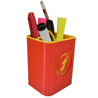 Foto 5 | Foto 5 | Porta Bolígrafos Almacenamiento 3d Art Mxgpf-002 2 Piezas Rojo