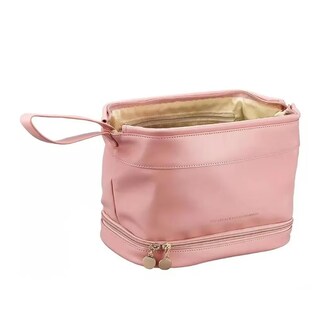 Foto 1 | Foto 1 | Neceser Cosmetiquera De Viaje Impermeable Rosa Lisa