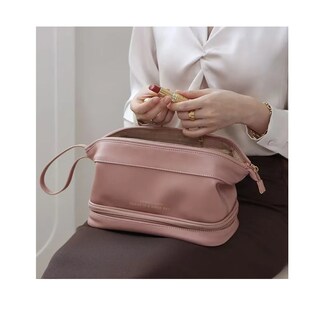 Foto 3 | Foto 3 | Neceser Cosmetiquera De Viaje Impermeable Rosa Lisa