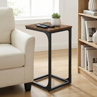 Foto 5 | Foto 5 | Mesas Auxiliares De Diseño Industrial Songmicshome Marrón Y Negro 2 Piezas