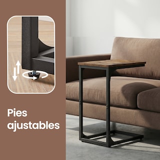 Foto 6 | Foto 6 | Mesas Auxiliares De Diseño Industrial Songmicshome Marrón Y Negro 2 Piezas