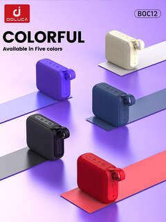 Foto 8 | Foto 8 | Mini Bocina Portátil Dolcia Boc12 Rojo