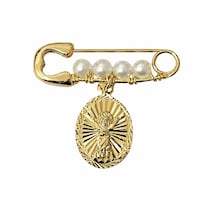 Dije Chapa De Oro De 14k Del Divino Niño