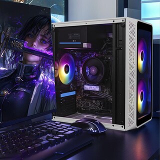 Foto 6 | Foto 6 | Gabinete Xtreme Pc Gaming Zero Mini Torre 3 Fan Argb 600w Blanco Cxtgi730wt