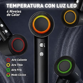 Foto 3 | Foto 3 | Secadora De Cabello Bluelander 1500w Con Difusor 2 Velocidades Y 4 Temperaturas