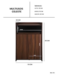 Foto 6 | Foto 6 | Mueble Archivero De Oficina Multiusos CELESTE