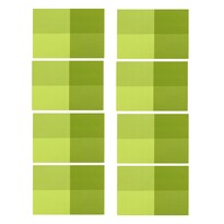 Manteles Individuales Lavables 8 Piezas Eo Safe Imports Esi-24839 Verde