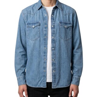 Foto 3 | Foto 3 | Camisa Manga Larga Levis Classic Western Para Hombre Azul