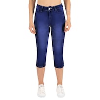 Capri Mezclilla Britos Jeans Mujer Pescador Azul 026075