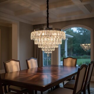 Foto 2 | Foto 2 | Candil De Cristal Para Techo E14 Cromo Metal Cityluz Luxe