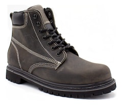 Botas Padilla A1102 De Piel Crazy Gris Para Caballero