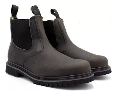 Foto 4 | Foto 4 | Botas Padilla C1108 Chelsea De Piel Crazy Gris Para Hombre