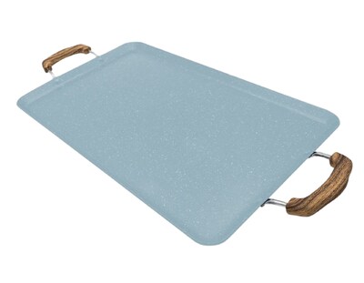 Foto 1 | Foto 1 | Comal Rectangular Xtellar Con Recubrimiento De Marmol Modelo Azul