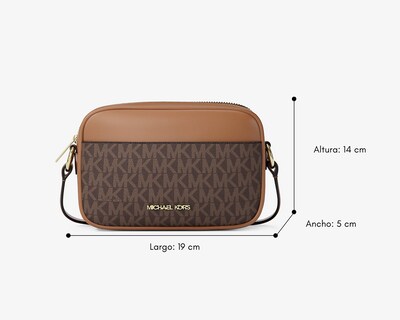 Foto 3 | Foto 3 | Bolsa Michael Kors Jet Set Small Signature Logo Camera Crossbody Café