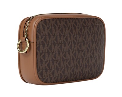 Foto 6 | Foto 6 | Bolsa Michael Kors Jet Set Small Signature Logo Camera Crossbody Café