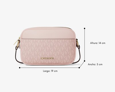 Foto 3 | Foto 3 | Bolsa Michael Kors Jet Set Small Signature Logo Camera Crossbody Rosa