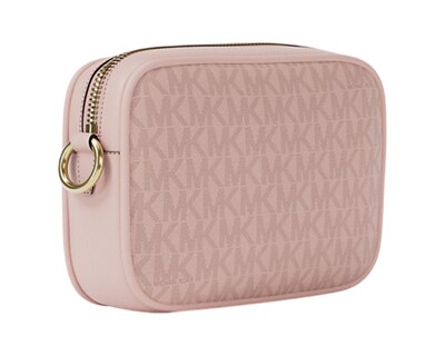 Foto 5 | Foto 5 | Bolsa Michael Kors Jet Set Small Signature Logo Camera Crossbody Rosa