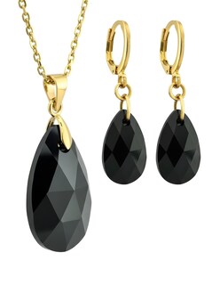 Foto 1 | Foto 1 | Juego De Collar Y Aretes De Mujer Chapa De Oro De 18k Corte Leaves. Zvezda