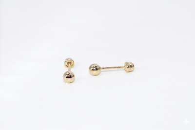 Foto 2 | Foto 2 | Broqueles De Oro 10k Bola 2.75mm