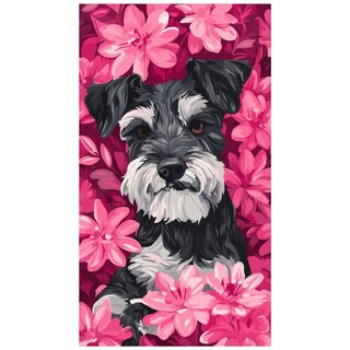 Foto 1 | Foto 1 | Cuadro Decorativo Impreso 90x122cm Schnauzer