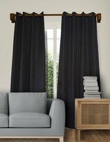 Cortina Modelo Valencia By Ffd Gris Oscuro 1 Panel