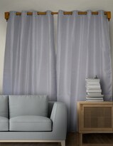 Cortina Modelo Valencia By Ffd Gris Claro 1 Panel