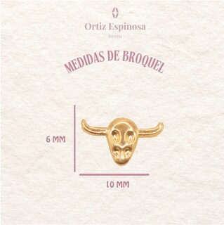 Foto 2 | Foto 2 | Ortiz Espinosa Broquel Toro De Oro 10k