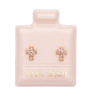 Foto 1 | Foto 1 | Ortiz Espinosa Broquel Cruz Con Zirconia De Oro 10k