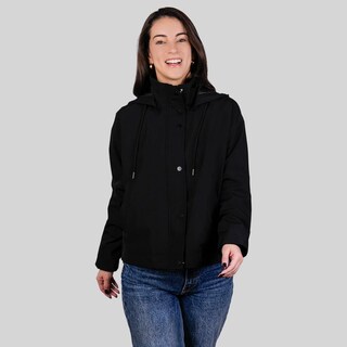 Foto 5 | Foto 5 | Chamarra Impermeable Para Dama Con Gorro Greenlander Negro